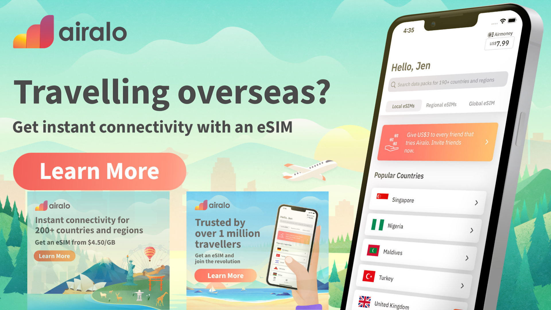 Airalo eSim Sponsored by Speed Test For WiFi